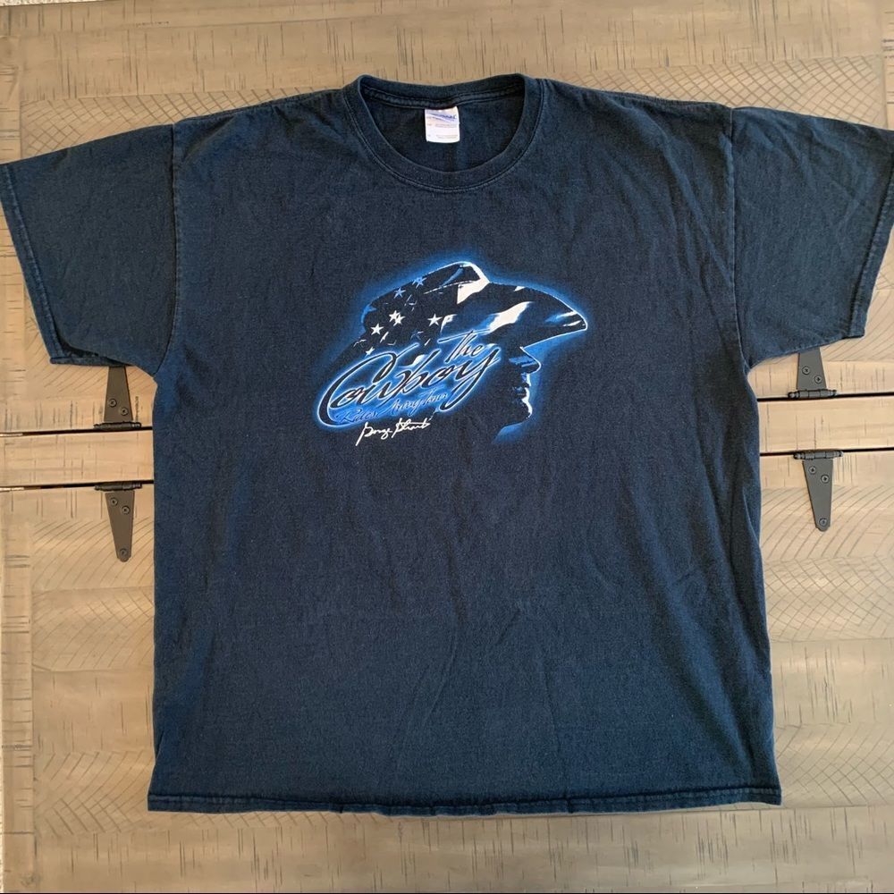 𝅺2014 George Strait “The Cowboy Rides Away” Tour T Shirt Country Music XL